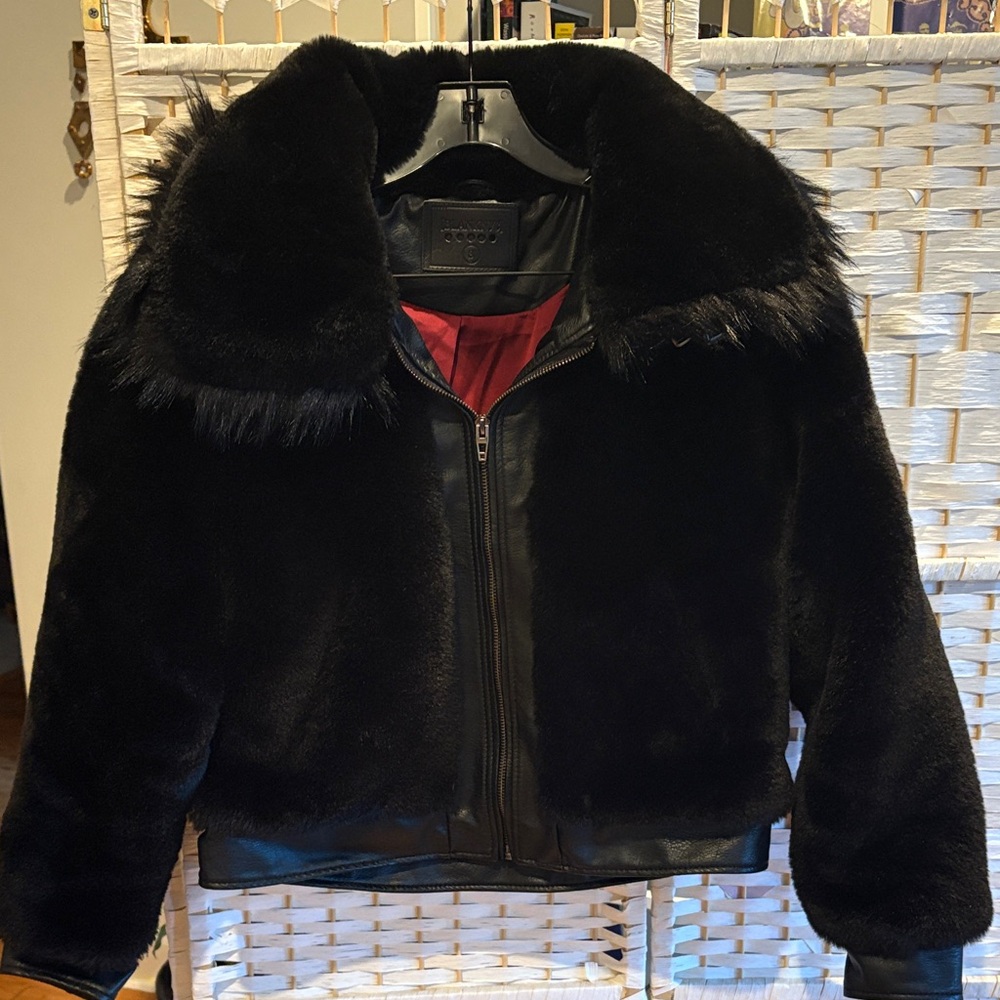 Blank NYC Black Teddy Jacket